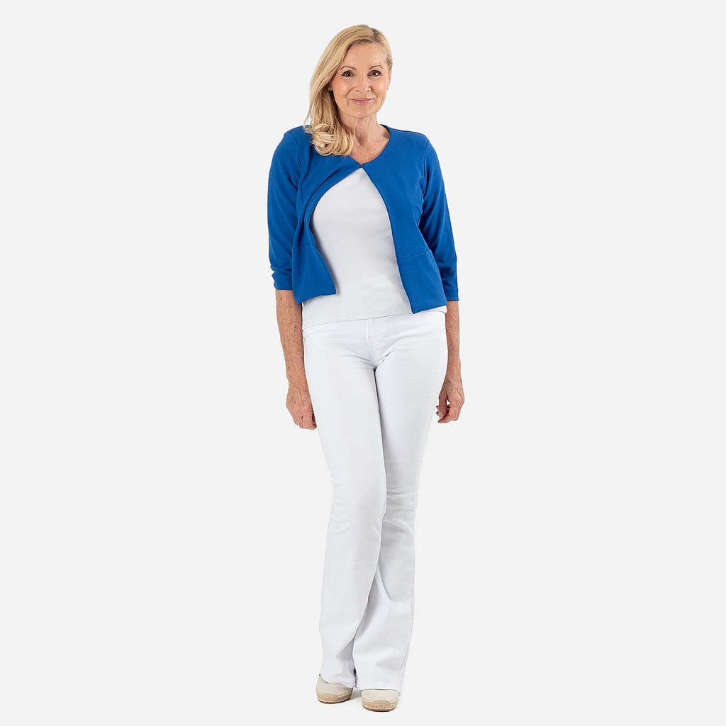 Anonymous Crepe Bolero (Size 12) - Royal Blue_8130492_1