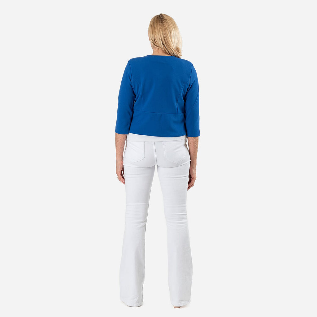 Anonymous Crepe Bolero (Size 12) - Royal Blue_8130492_4