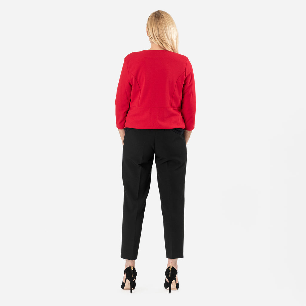 Anonymous Crepe Bolero (Size 10) - Red_8130499_3
