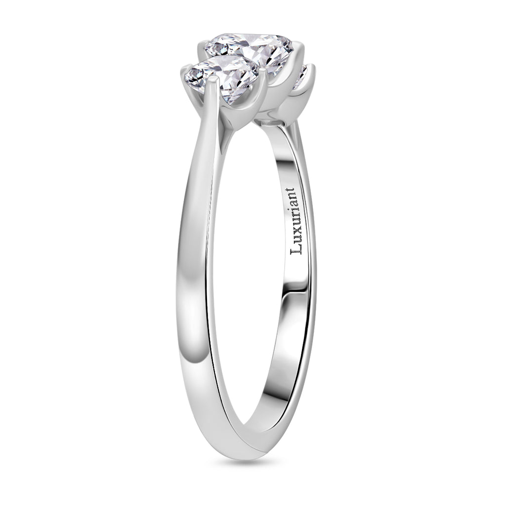 Luxuriant 9K White Gold Lab Grown Diamond (VS/EF) Ring 1.00 Ct._8132069_2