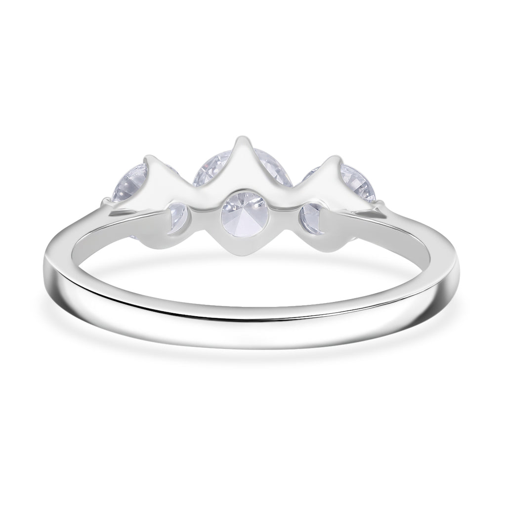 Luxuriant 9K White Gold Lab Grown Diamond (VS/EF) Ring 1.00 Ct._8132069_3