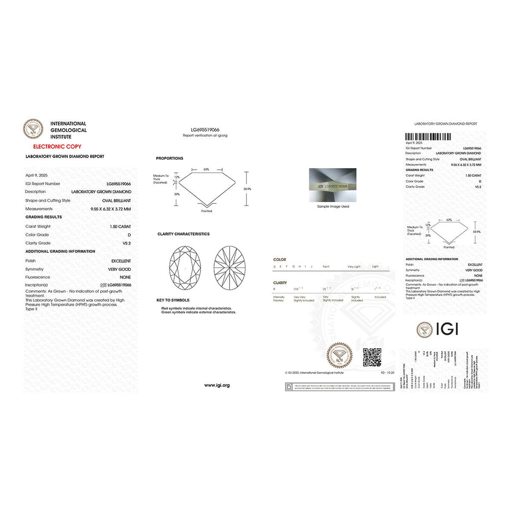 First Time Ever - Luxuriant Diamond 950 Platinum IGI Certified (VS-E/F) Lab Grown Diamond Ballerina Ring 1.86 Ct, Platinum Wt. 4.52 Gms._8132325_6