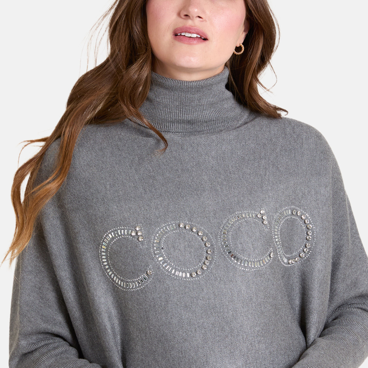 QED High Neck Coco Jumper (Size 10-22) - Grey 8132460 4