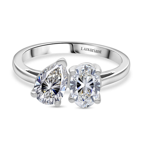 LUXURIANT 2 Ct. Lab Grown Diamond Ring in 950 Platinum IGI Certified V32654240 1