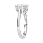 Designer Inspired - Luxuriant Diamond 950 Platinum IGI Certified Pear & Oval Cut Lab Grown Diamond Ring 2.04 Ct, Platinum wt. 4.67 Gms._8132885_2