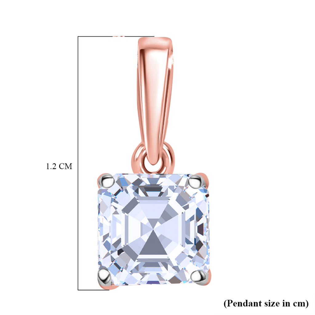 Luxuriant Diamond Lab Grown Diamond Pendant in Vermeil RGSterling Silver  0.500  Ct._8133234_4