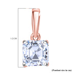 Luxuriant Diamond Lab Grown Diamond Pendant in Vermeil RGSterling Silver  0.500  Ct._8133234_4
