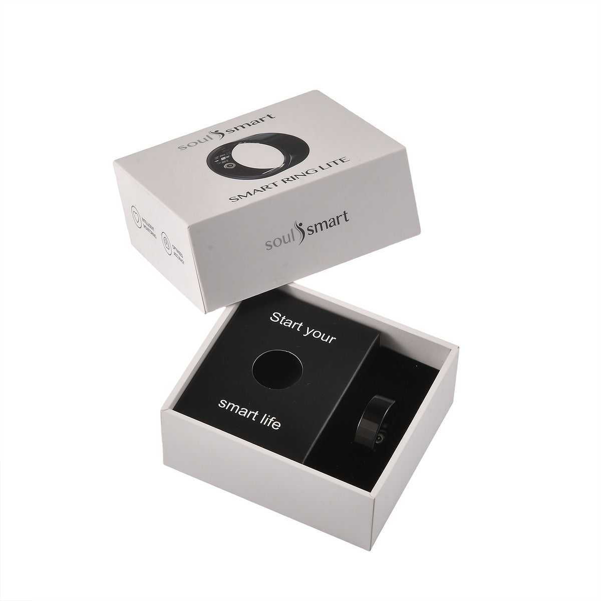 Soul Smart V1 Black Smart Band Ring - Heart Rate, SpO2, Sleep &amp; Fitness Tracker, IP68 Waterproof, Bluetooth 5.1, Magnetic Charging V32518038 8