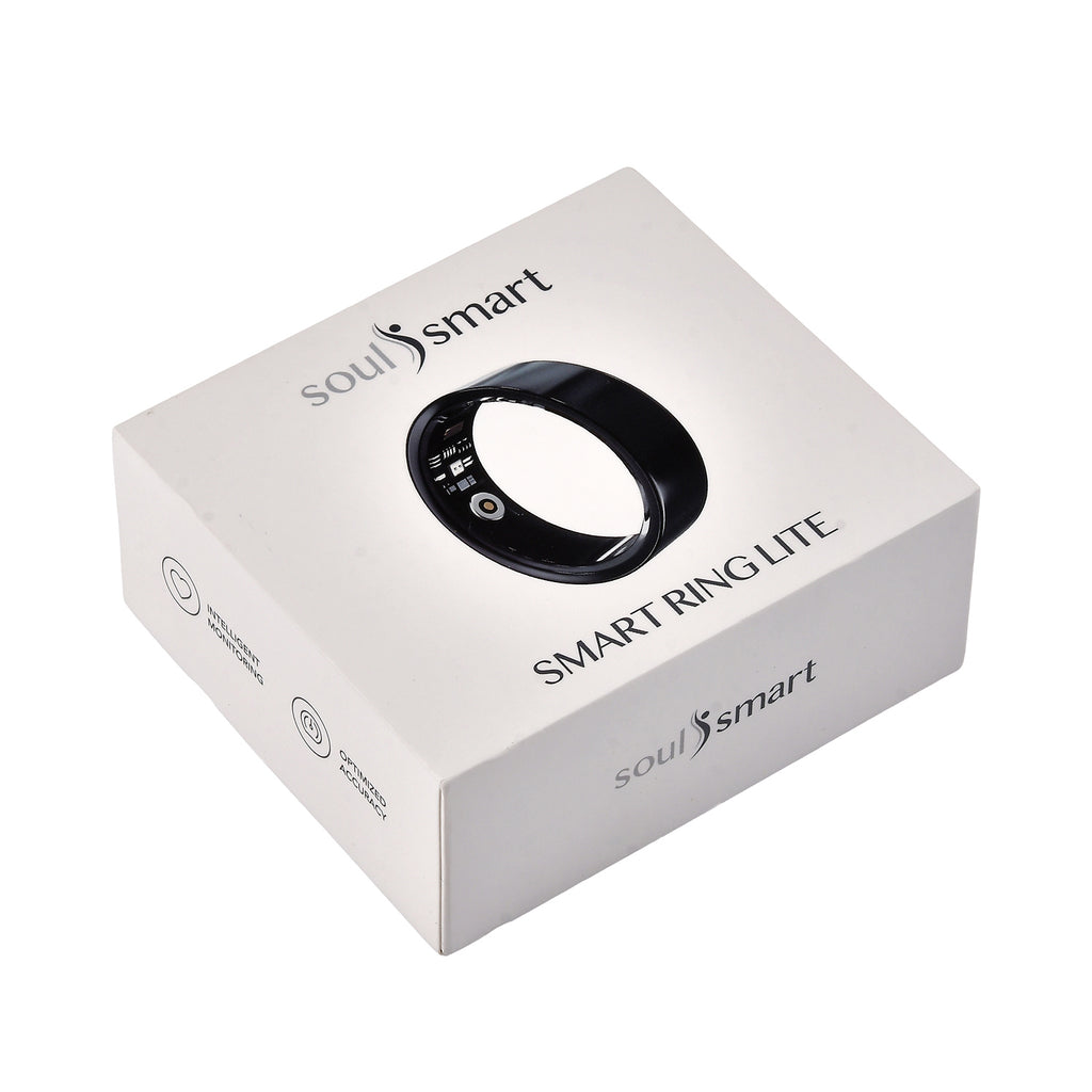 Soul Smart V1 Black Smart Band Ring - Heart Rate, SpO2, Sleep & Fitness Tracker, IP68 Waterproof, Bluetooth 5.1, Magnetic Charging_8133565_8