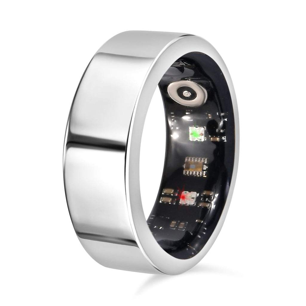 Soul Smart V1 Smart Ring - Stainless Steel Fitness Tracker with Heart Rate, SpO2, Sleep Monitor, Bluetooth 5.1, IP68 Waterproof, Magnetic Charging_8133594_1