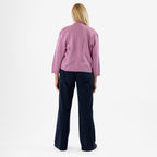 Pure And Natural Acrylic Cardigan (Size S to M) - Lavender_8137533_2