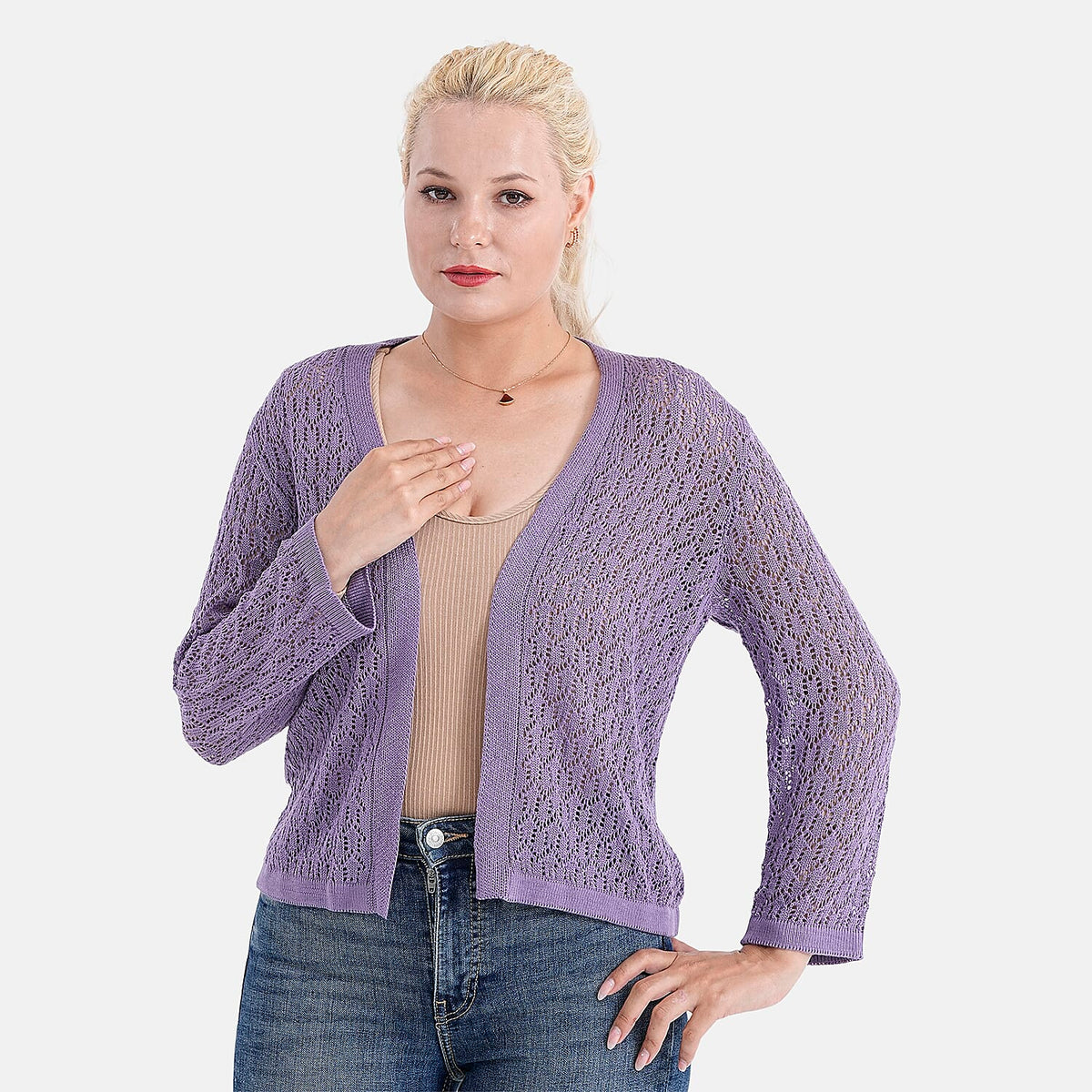 LA MAREY Womens Lace Bolero (Size L, 16-18) 8138585 4
