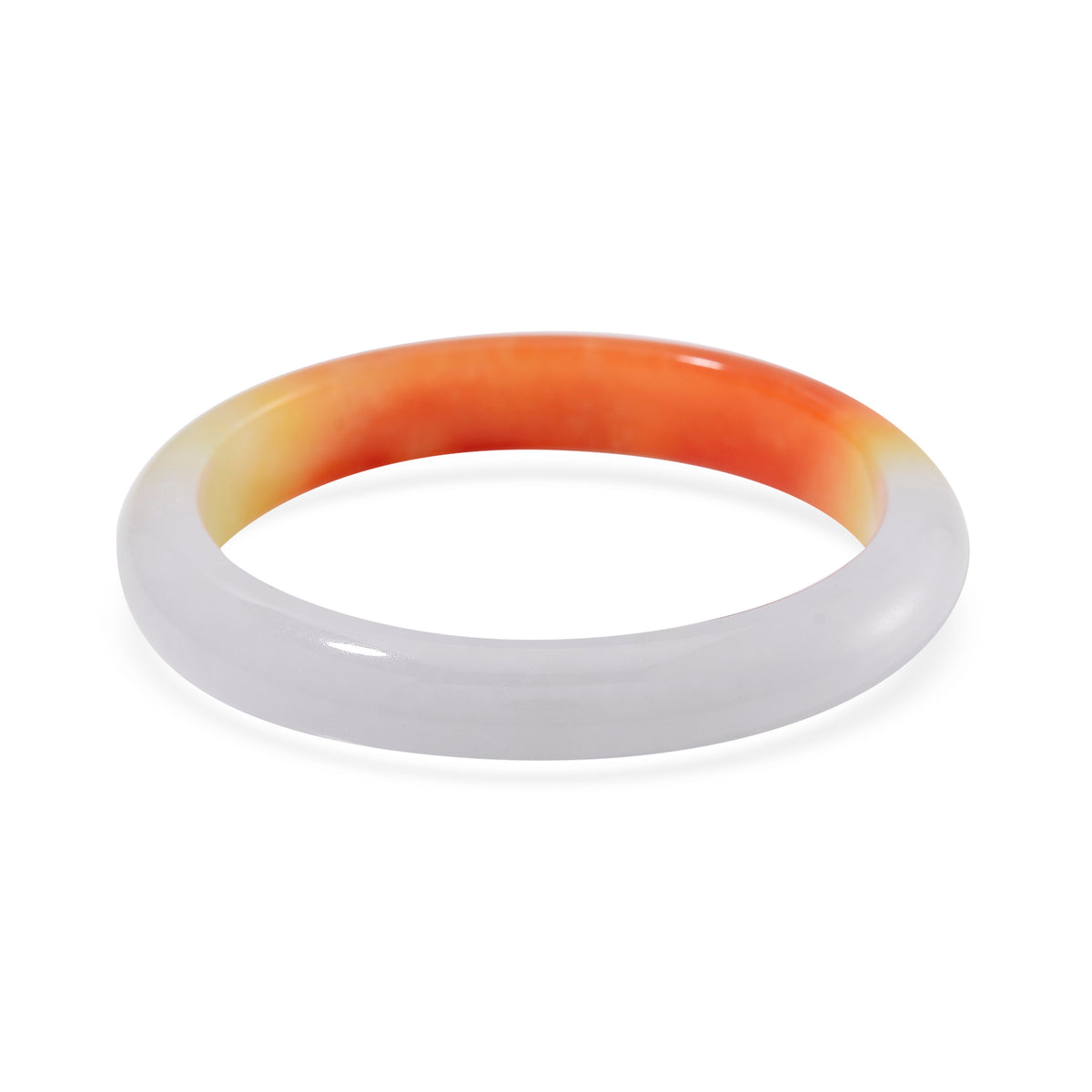 Bi Colour Jadeite Jade Bangle (Size 7.5) 250.00 Ct. 8151164 4