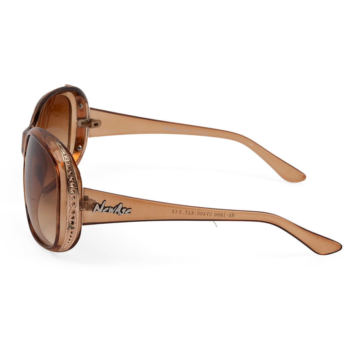 New Age Sunglass With Uv400 Filter Na-1660 - Golden V32528046 1