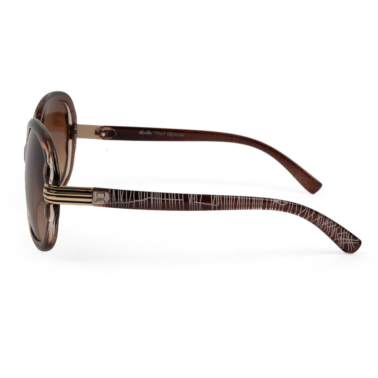 New Age Sunglass With Uv400 Filter Na-1674 - Dark Brown V32529809 1