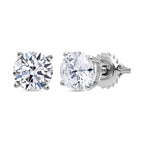 THE PERFECT DIAMOND 950 Platinum D Colour Internally Flawless Ideal Cut Lab Grown Diamond IGI Certified Stud Earring with Screw Back 2.00 Ct,_8157473