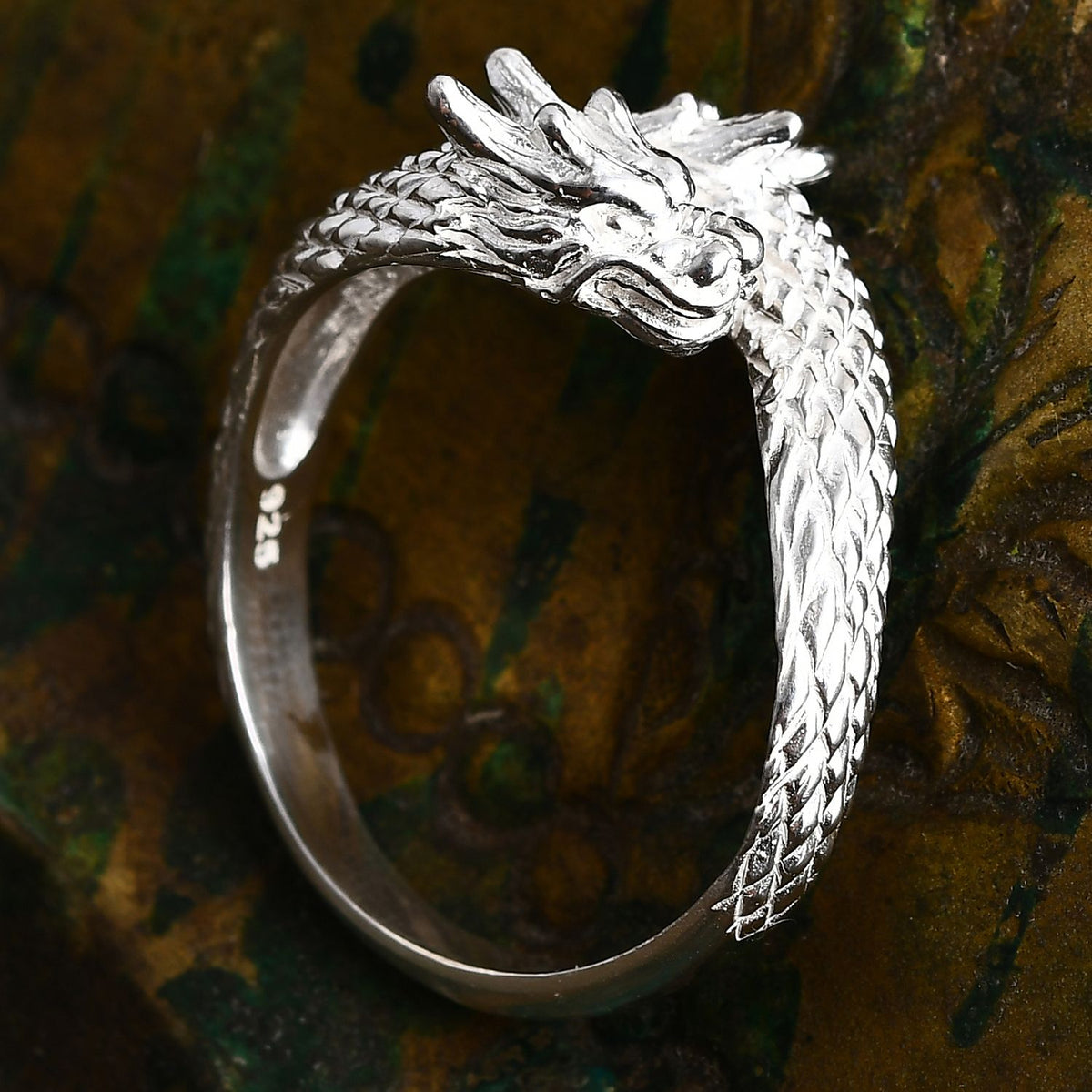 Royal Bali Collection - Sterling Silver Dragon Ring, Silver Wt. 5.41 Gms. V32516122 1