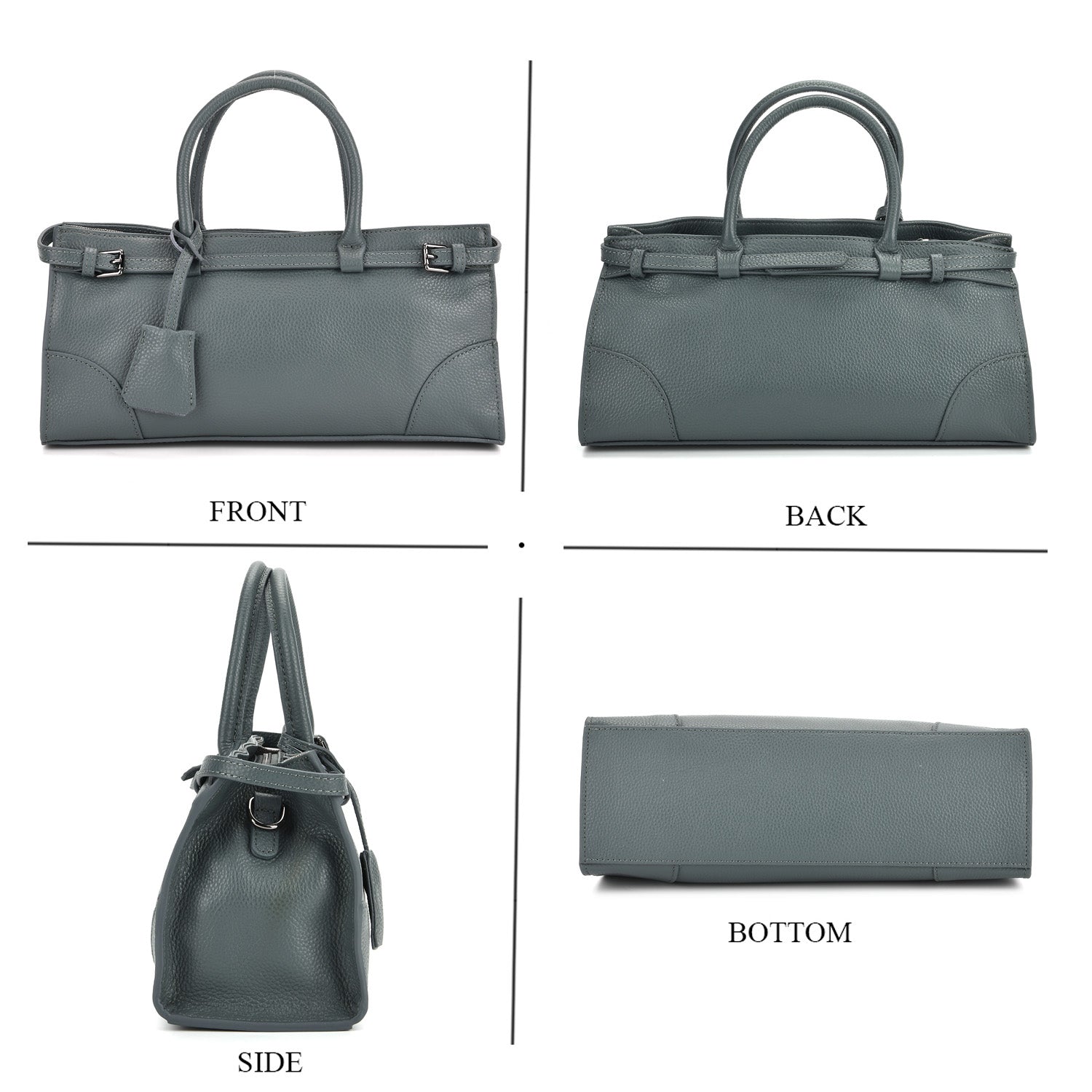 The Most Sumptuous Bag 100% Genuine Leather - Teal V32521963 5