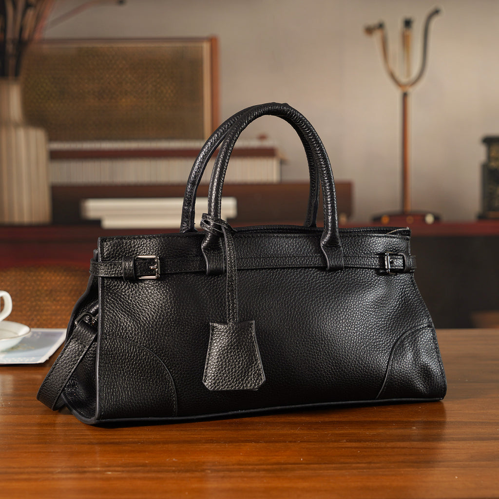 The Most Sumptuous Bag 100%  Genuine Leather -Black_8158484_1