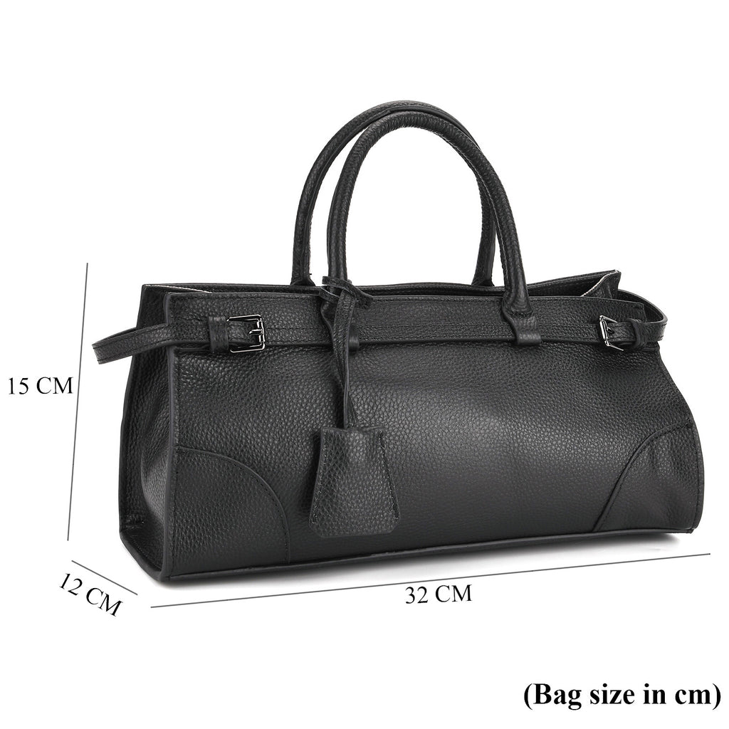 The Most Sumptuous Bag 100%  Genuine Leather -Black_8158484_7
