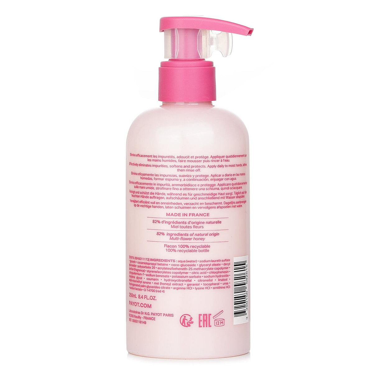 PAYOT - Rituel Douceur Emollient Hand Cleanser 250ML 8158701 7