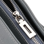 Milan Closeout- 100% Full Grain Genuine Leather Tote Bag with  Adjustable Straps - Teal_8160748_5
