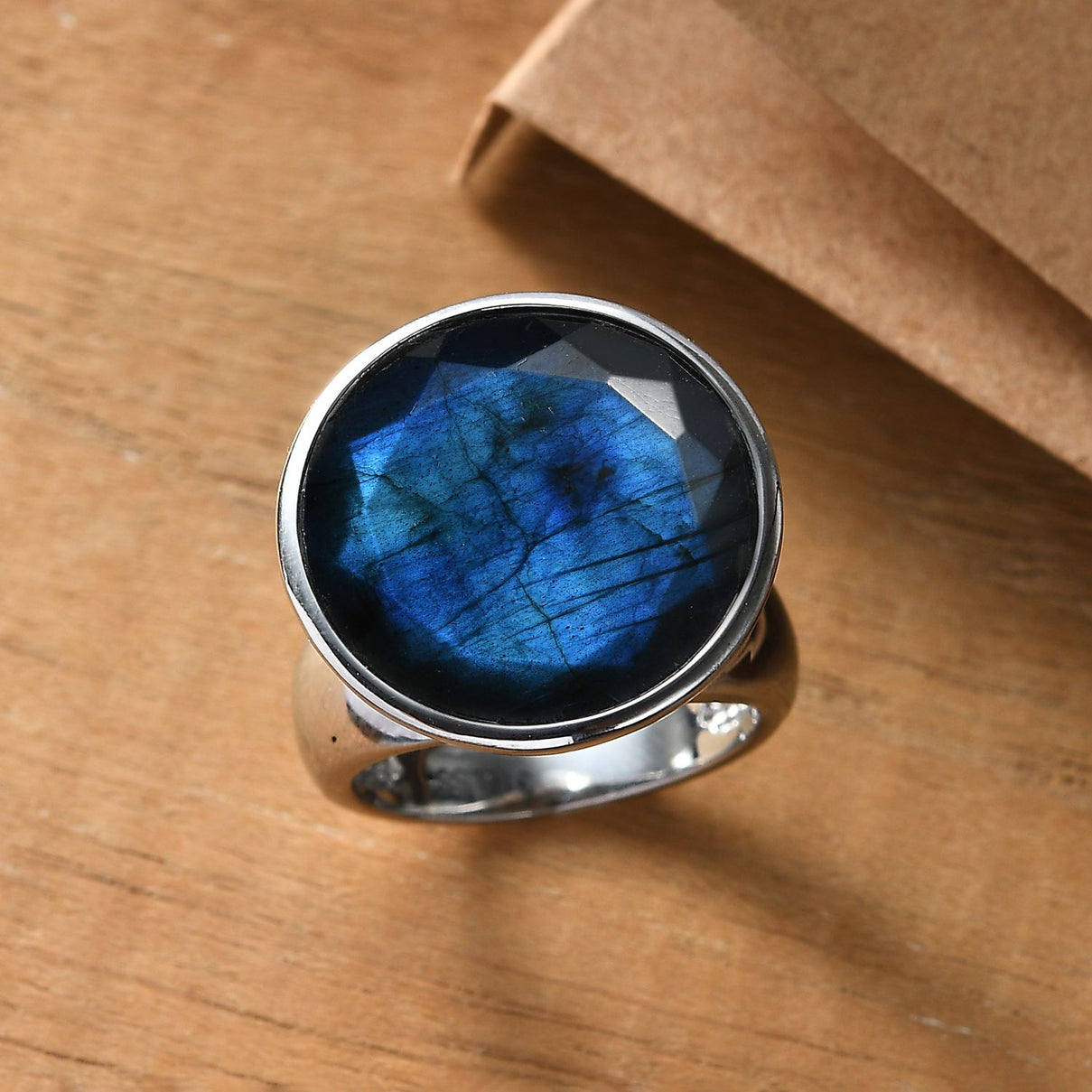 Labradorite Solitaire Ring 14.62 Ct. 8162220 1