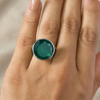 Green Onyx Solitaire Ring 14.59 Ct._8162228_2