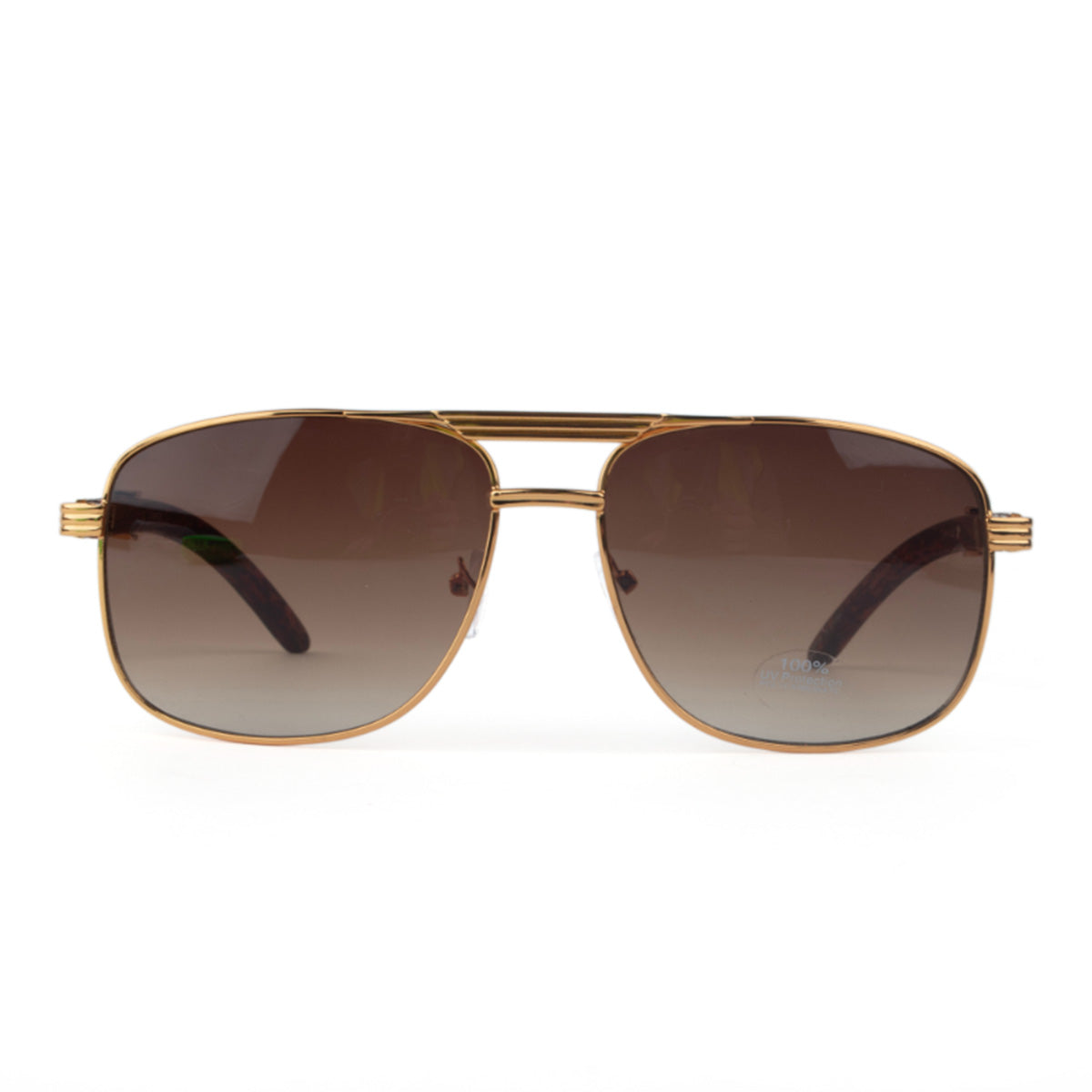 Summer Essential 100% UV Protection Metal Frame Marshall Sunglass - Brown 8163692 0