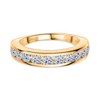 Luxuriant Diamond Lab Grown Diamond (SI-GH)  Ring in 18K Vermeil Yellow Gold Plated Sterling Silver 1.00 Ct._8163934