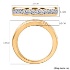 Luxuriant Diamond Lab Grown Diamond (SI-GH)  Ring in 18K Vermeil Yellow Gold Plated Sterling Silver 1.00 Ct._8163934_5