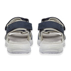 Mandy Leather Comfortable & Lightweight Padded Sandal with Adjustable Straps (Size 6) - Navy_8166414_2