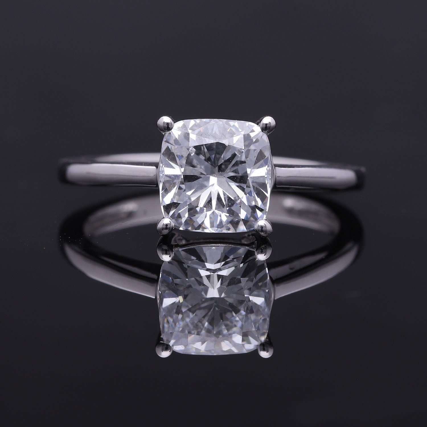 LUXURIANT 3 Ct. Lab Grown Diamond Solitaire Ring in 950 Platinum, SGL Certified 8168446 2