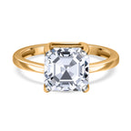 Luxuriant Diamond 14K Yellow Gold IGI Certified Square Emerald Cut Lab Grown Diamond (VS2/E) Solitaire Ring 3.00 Ct._8168460
