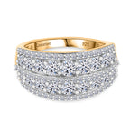 Luxuriant - Lab Grown Diamond (SI/G-H) Ring in 18K Vermeil Yellow Gold Plated Sterling Silver 1.50 Ct._8168466
