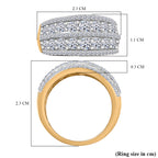 Luxuriant - Lab Grown Diamond (SI/G-H) Ring in 18K Vermeil Yellow Gold Plated Sterling Silver 1.50 Ct._8168471_5