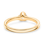 Luxuriant Diamond Lab Grown Diamond (SI-GH) Solitaire Ring in 18K Vermeil Yellow Gold Plated_8169170_4