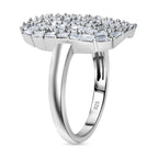Luxuriant Diamond Lab Grown Diamond (SI-GH) Ring in Rhodium Overlay Sterling Silver 1.00 Ct._8170126_3