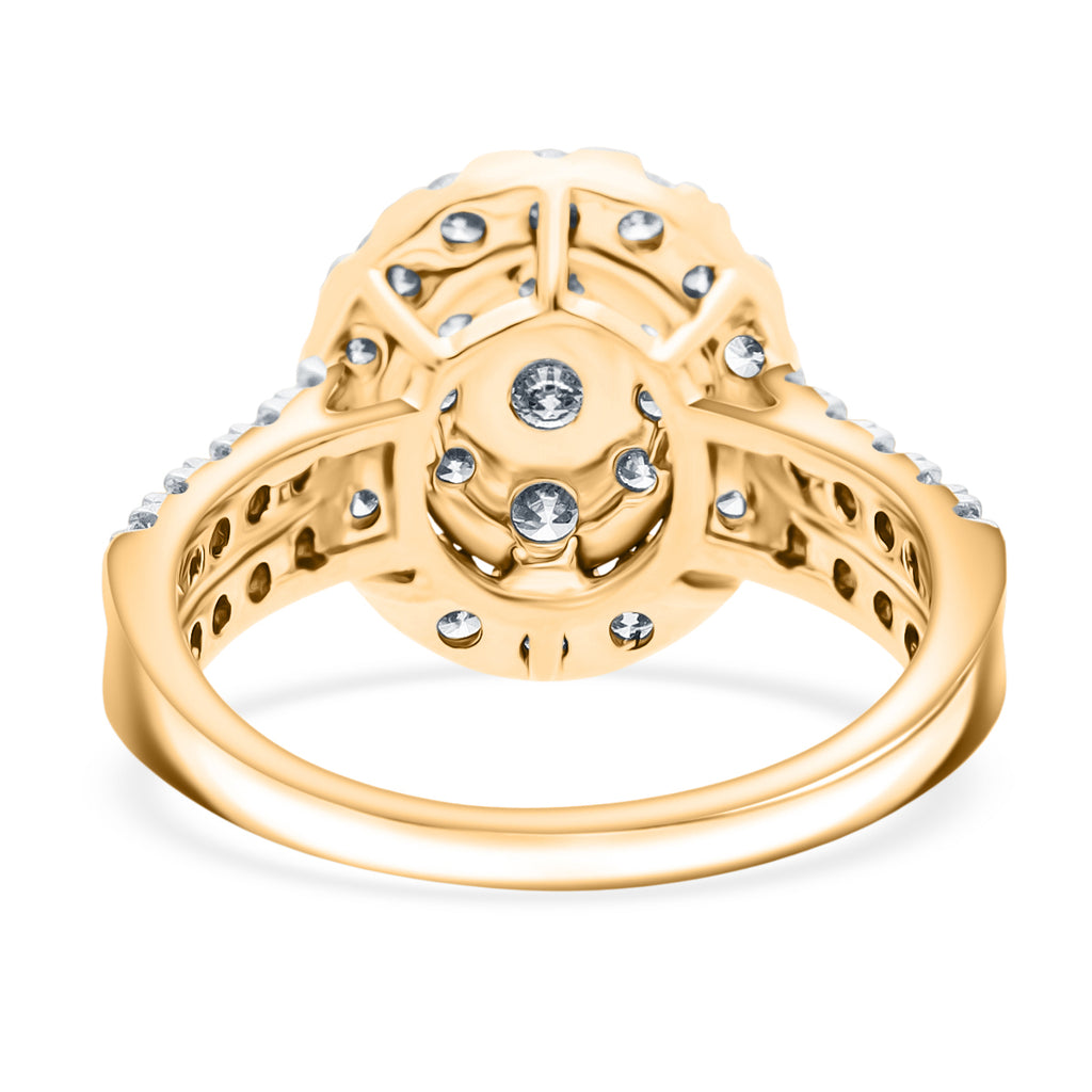 Luxuriant - Lab Grown Diamond (SI/GH) Ring in Vermeil Yellow Gold Plated Sterling Silver 1.50 Ct._8170713_3