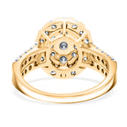 Luxuriant - Lab Grown Diamond (SI/GH) Ring in Vermeil Yellow Gold Plated Sterling Silver 1.50 Ct._8170713_3