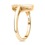 Luxuriant Diamond Lab Grown Diamond (SI-GH) Ring in Vermeil Yellow Gold Plated Sterling Silver 0.50 ct_8170733_2