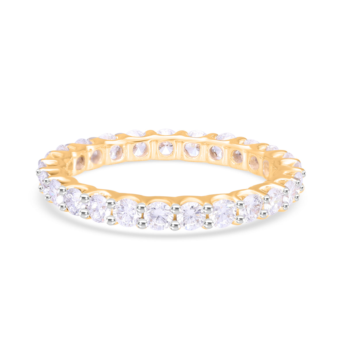 9K Yellow Gold SGL Certified (SI/I1) Natural Multi Diamond Band Ring 1.50 Ct._8170769