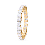 9K Yellow Gold SGL Certified (SI/I1) Natural Multi Diamond Band Ring 1.50 Ct._8170986_3
