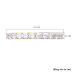 9K Yellow Gold SGL Certified (SI/I1) Natural Multi Diamond Band Ring 1.50 Ct._8170986_4