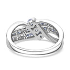 Luxuriant Lab Grown Diamond Ring in Rhodium & Yellow Gold Overlay Sterling Silver  0.75 Ct._8171150_3