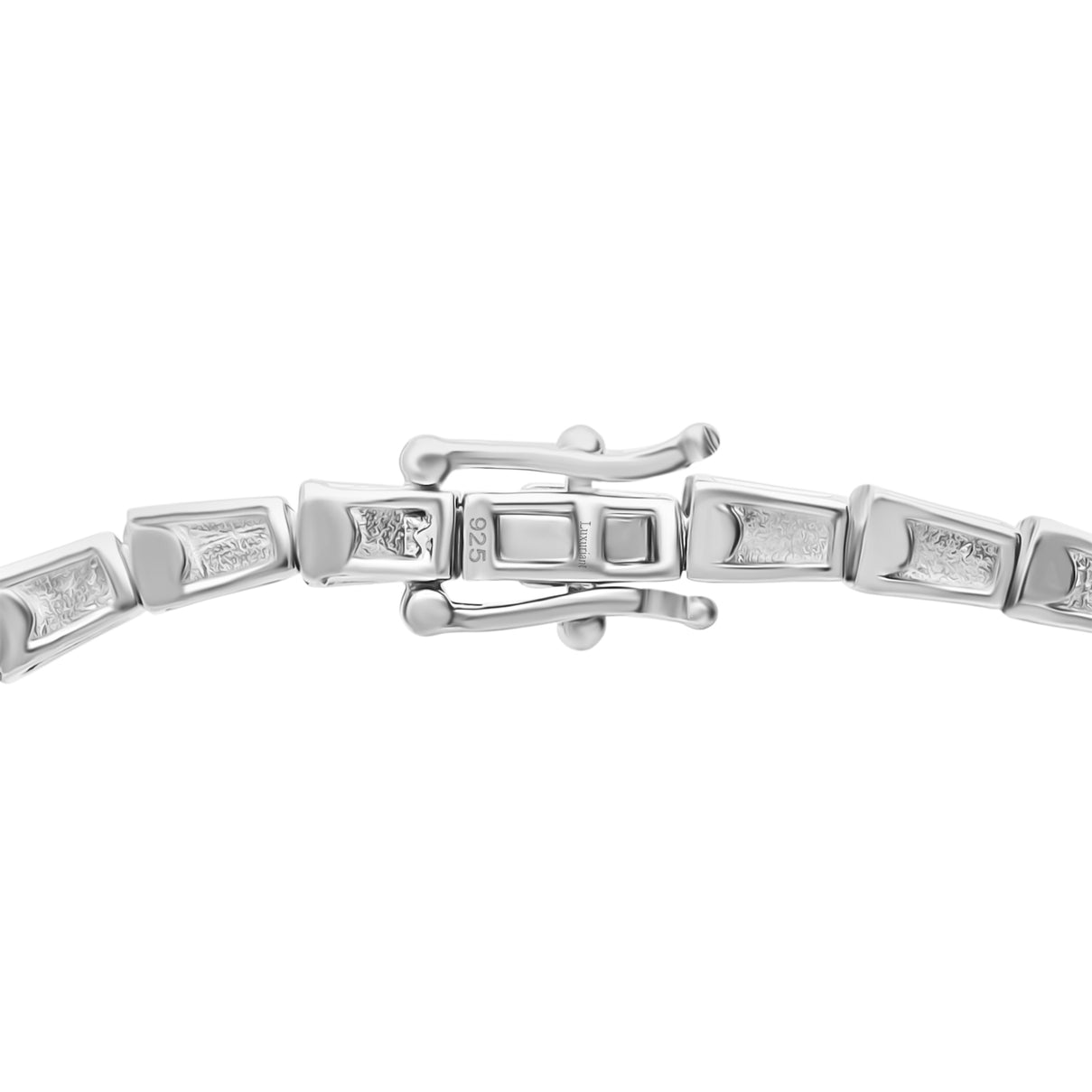 LUXURIANT 4 Ct. Lab Grown Diamond (SI-GH) Serpent Necklace with Box Clasp in Rhodium Overlay Sterling Silver, SGL Certified 18 Inch 8171157 4