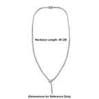 Designer Inspired Luxuriant - SGL Certified Lab Grown Diamond (SI/GH) Serpent Necklace (Size 18.50) in Platinum Overlay Sterling Silver 4.00 Ct, Silver Wt. 28.70 Gms._8171157_6