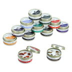 Set of 12 Zodiac Sign Scented Gemstone Candles - Each candle offers approx 10 hours of burn time_8171770