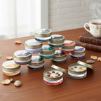 Set of 12 Zodiac Sign Scented Gemstone Candles - Each candle offers approx 10 hours of burn time_8171770_1