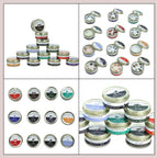 Set of 12 Zodiac Sign Scented Gemstone Candles - Each candle offers approx 10 hours of burn time_8171770_6